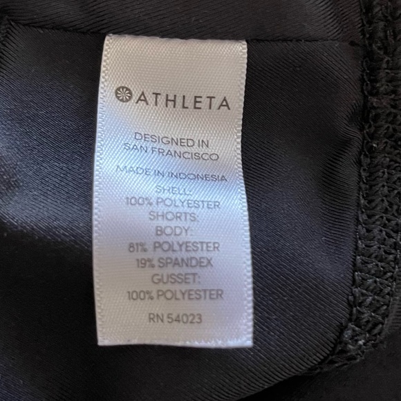 Athleta Women's Laser Run Black Lightweight Waterproof Tennis Activewear Skort M - Picture 7 of 9